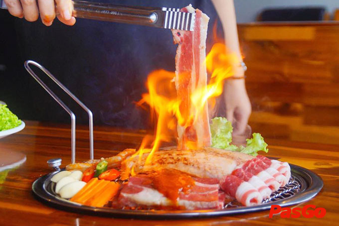Buffet thịt nướng hấp dẫn tại Busan BBQ Korea