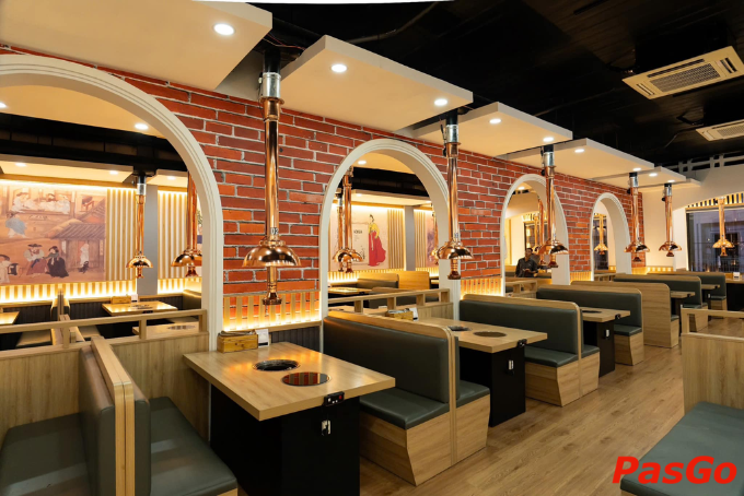 Không gian hiện đại tại quán nướng GunSan BBQ