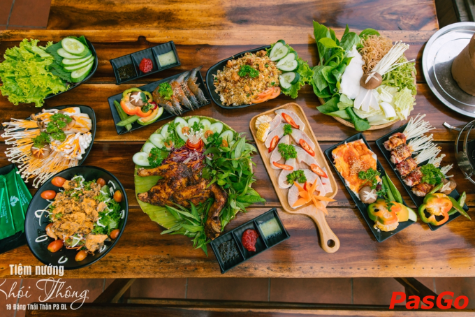 Các món đặc sản tại quán nướng ngon Đà Lạt - Khói Thông