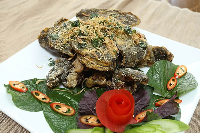 Ba ba rang muối Quán ăn Ngon Phan Đình Phùng