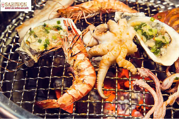nhà hàng buffet lẩu nướng sariwon nguyễn khánh toàn 13