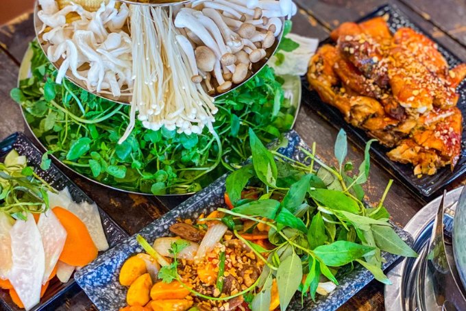 Menu lẩu gà ớt hiểm 1