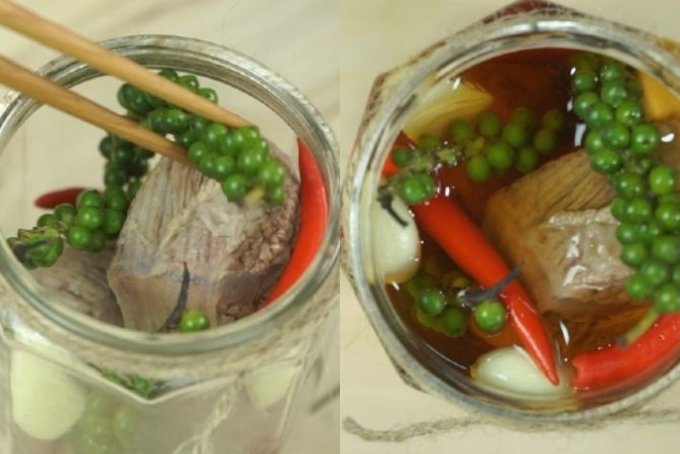Cách làm bắp bò ngâm mắm 3