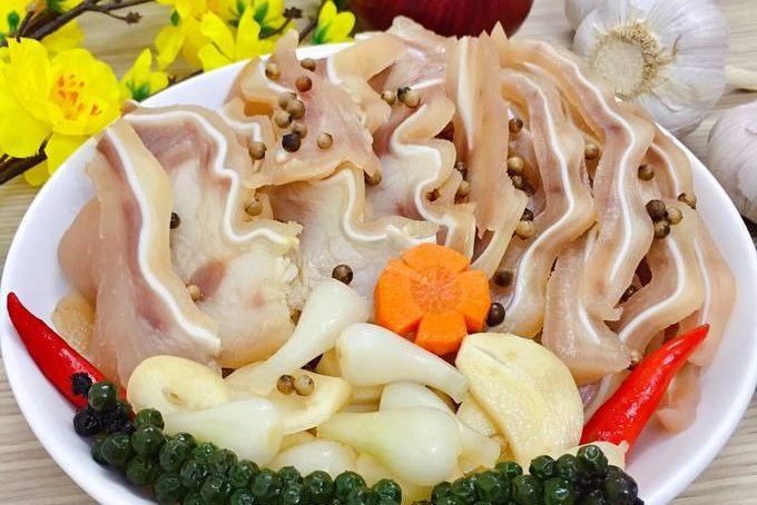 Cách làm tai heo ngâm mắm 4