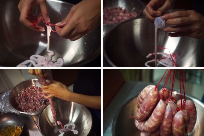 Cách làm lạp xưởng tươi