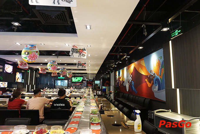 Lẩu Băng Chuyền Kichi Kichi Vincom Lê Văn Việt 12