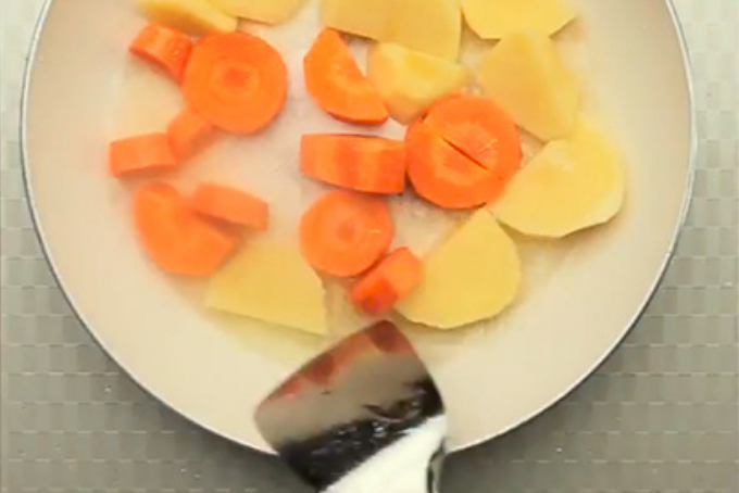 chiên vàng các loại củ