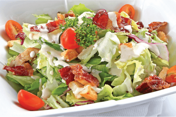 trộn salad