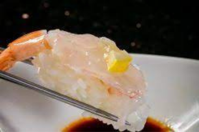 Thành phần của Sashimi tôm sú