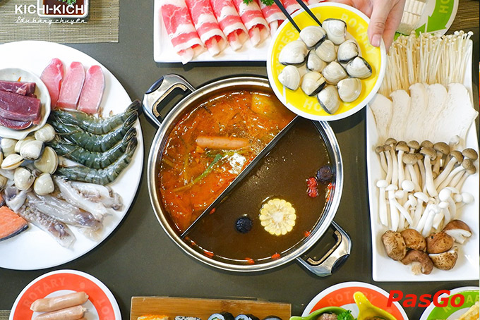 Nhà hàng Lẩu Băng Chuyền Kichi Kichi Mipec Long Biên 5